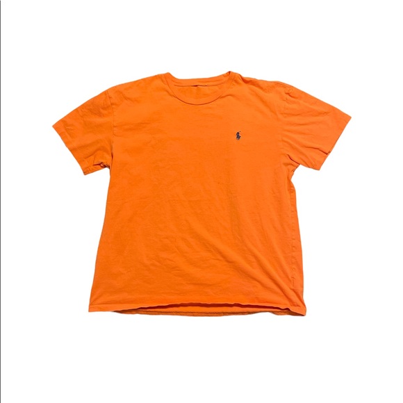 Orange Polo Crew Tshirt Short Sleeve - Picture 1 of 2